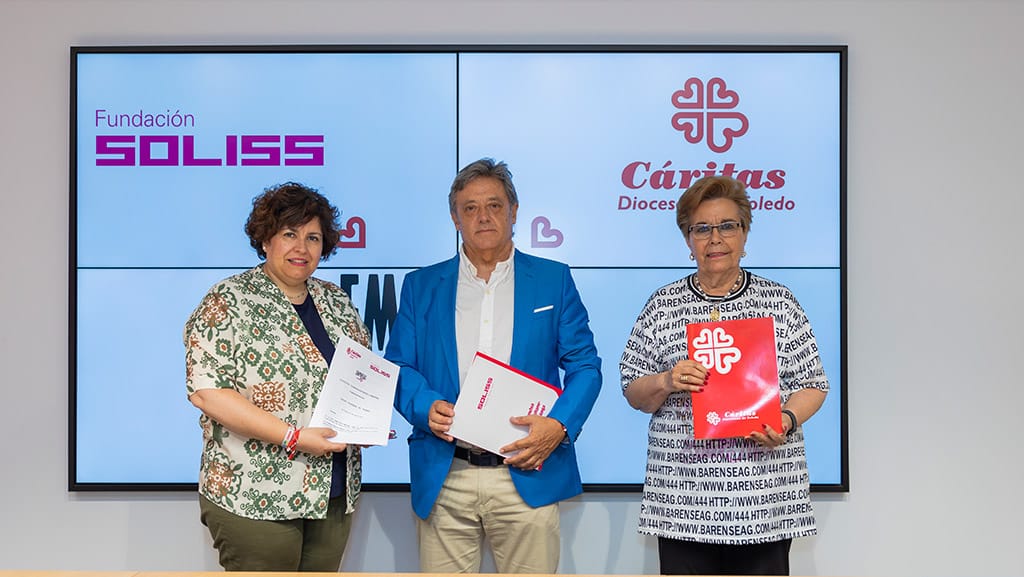 La Fundación Soliss formaliza su compromiso con el programa de empresas con corazón de Cáritas Diocesana de Toledo