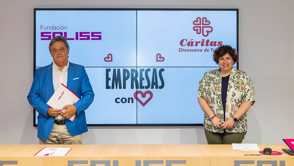 La Fundación Soliss formaliza su compromiso con el programa de empresas con corazón de Cáritas Diocesana de Toledo