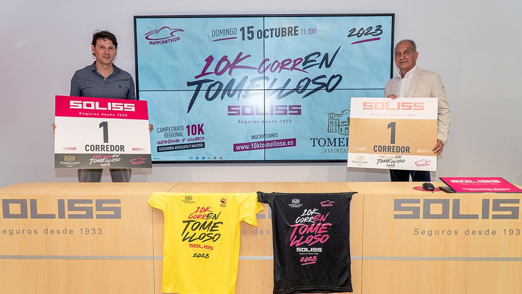 Soliss vuelve a ser el principal patrocinador de 10K CorrEnTomelloso y Carreras Infantiles