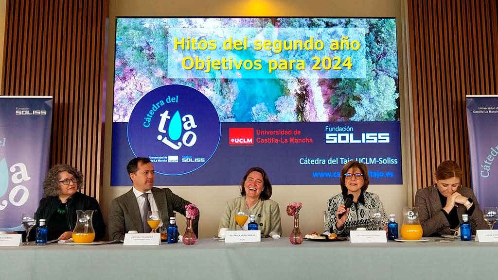 La Cátedra del Tajo UCLM-Soliss, hace un balance de su actividad en 2023 y presenta sus objetivos para este año