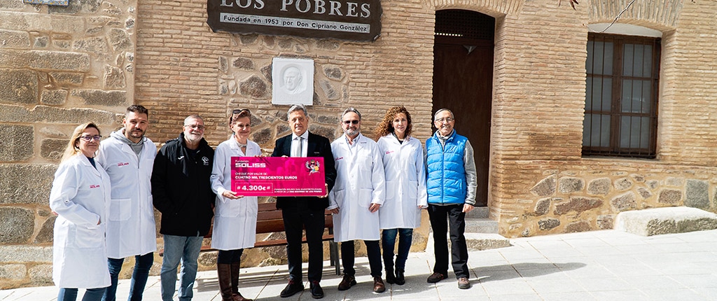 Fundación Soliss dona 4.300 € a la ONG de Cipriano