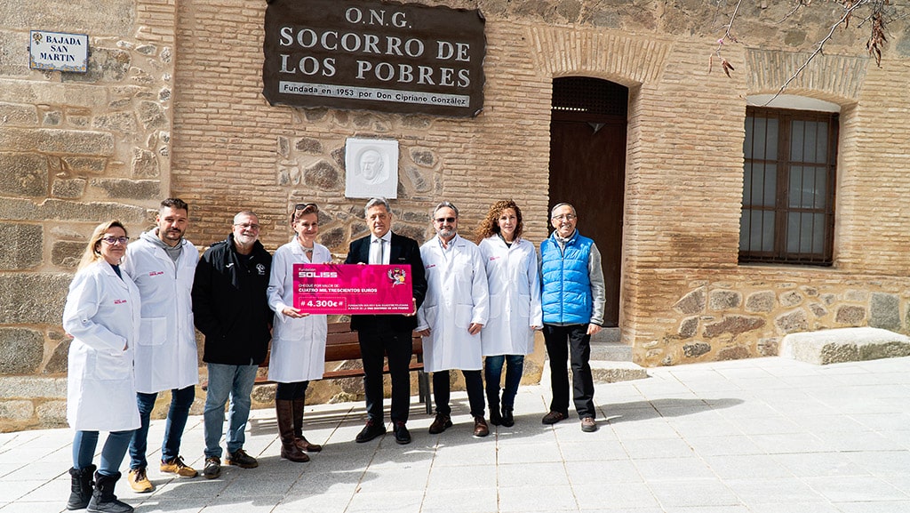 Fundación Soliss dona 4.300 € a la ONG de Cipriano